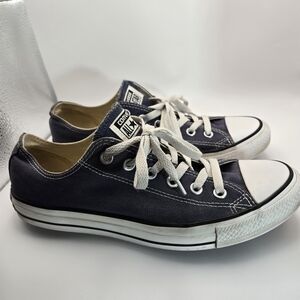 Converse Navy and White Sneakers Mens Size 8 Womens Size 10